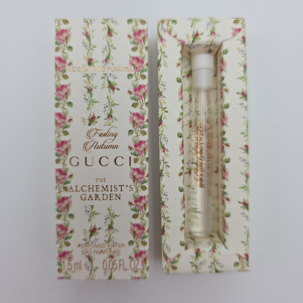 2 Pc Gucci Flora Gorgeous Gardenia 5 ml & Alchemist Garden Parfum Sampler 1.5 ml - Picture 3 of 4